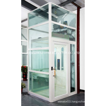 Glass elevator lifts